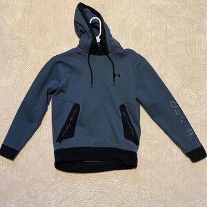 Under Armour Blue Hoodie with Black Details